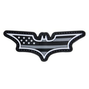 SHELLBACK TACTICAL ミリタリーワッペン BATMAN FLAG 星条旗 SBT-P10036 シェルバック タクティカル バットマン ミリタリーパッチ アップリケ スリーブバッジ 国旗ワッペン 国旗パッチ ナショナルフラッグ National flag