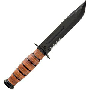 KA-BAR ハンティングナイフ US ARMY ファイティング 波刃 5019 ケーバー 米軍戦闘ナイフ ハンターナイフ ハンターズナイフ ハンティング用ナイフ 狩猟ナイフ 狩猟用ナイフ ジビエナイフ ジビエ用ナイフ 解体ナイフ 解体用ナイフ サバイバルナイフ ブッシュクラフトナイフ
