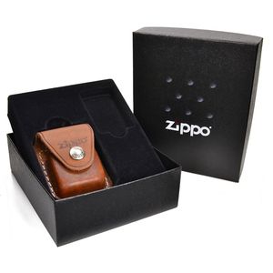 ZIPPO レザーポーチ ギフトセット LPCB