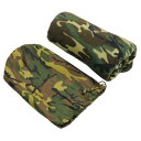 ブランケット ウッドランド迷彩 100%ポリエステル 200×150cm 収納袋付き 毛布 タオルケット Woodland 布団