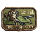 ミルスペックモンキー ワッペン TACTICAL TAILORタクティカルスタイルのMSMキャラクターパッチユニークなデザインのアイテムを展開する「MIL-SPEC MONKEY(ミルスペックモンキー)」の刺繍パッチです。ナイロン製品を中心にミリタリーギアを展開する「TACTICAL TAILOR(タクティカルテイラー)」のMSM別注アイテム。モンキーキャラクターが機関銃を構えるデザインで「Trunk Monkey」の文字が描かれています。裏面がベルクロオスになっているので、ベルクロパネルの付いたヘルメットやチェストリグなどに装着できます。※製品の仕様、外観はメーカーより予告なく変更されますので、気になる点や、詳細はメールで別途お問合わせください。PC・モニタの環境で色が実物と多少異なる場合があります。布製品などは個体差があり、寸法に誤差が多少ありますので、ご了承くださいませ。ミリタリーパッチの詳細こちらは「MIL-SPEC MONKEY パッチ Tactical Trunk Monkey ベルクロ付き [ フォレスト ]」のご購入ページです。サイズ(縦×横)約5×8cm衣類の採寸方法について他のバリエーションはこちら[ ACU ][ SWAT ][ デザート ][ フォレスト ][ マルチカム ]MIL-SPEC MONKEY(ミルスペックモンキー)は、ユニークで高品質なジョークパッチなどのミリタリー装飾品をメーンに製作、提供しているアメリカのミリタリーメーカーパッチ以外にも使いやすさを重視したバックパックや、Tシャツなどのアパレル商品も開発、提供しています。[ミルスペックモンキー/MIL-SPEC/MONKEY]ミルスペックモンキーの商品一覧[2092][d01331214104220920000][00MSM] MSM ミルスペックモンキー TACTICAL TAILOR タクティカルテイラー ミリタリーワッペン ミリタリーパッチ アップリケ タクティカル トランクモンキー スリーブバッジミリタリーファッション ＞ 服飾品 ＞ ミリタリーワッペン ＞ ミリタリーワッペン取り扱いブランド ＞ 《マ》取扱いブランド ＞ ミルスペックモンキー[ミルスペックモンキー]ミリタリーファッション [服飾品/ミリタリーワッペン/ミリタリーワッペン]こちらは「MIL-SPEC MONKEY パッチ Tactical Trunk Monkey ベルクロ付き [ フォレスト ]」のご購入ページです。【MIL-SPEC MONKEY パッチ Tactical Trunk Monkey ベルクロ付き [ フォレスト ]】ユニークなデザインのアイテムを展開する「MIL-SPEC MONKEY(ミルスペックモンキー)」の刺繍パッチです。ナイロン製品を中心にミリタリーギアを展開する「TACTICAL TAILOR(タクティカルテイラー)」のMSM別注アイテム。モンキーキャラクターが機関銃を構えるデザインで「Trunk Monkey」の文字が描かれています。裏面がベルクロオスになっているので、ベルクロパネルの付いたヘルメットやチェストリグなどに装着できます。ミリタリーファッション ＞ 服飾品 ＞ ミリタリーワッペン ＞ ミリタリーワッペン取り扱いブランド ＞ 《マ》取扱いブランド ＞ ミルスペックモンキーROTHCO タクティカルヘルメット 1294MIL-SPEC MONKEY パッチ Flying Trunk Monkey ベルクロ付き希望の方は、注文時に必ず、「メール便」を選択してください。このバナーのある商品は、注文時選択した場合のみ、送料250円(税込)で発送可能※マーク無し商品と同梱の場合770円(税込)※保証無しのメール便、または定形外郵便で発送（発送方法は選べません）支払い方法に代金引換はお選びいただけません。入金確認後、1週間以内の発送となります。「あす楽」及び「配達指定日」の対応できません。→→→詳しくはこちらを必ずご確認ください。&nbsp;