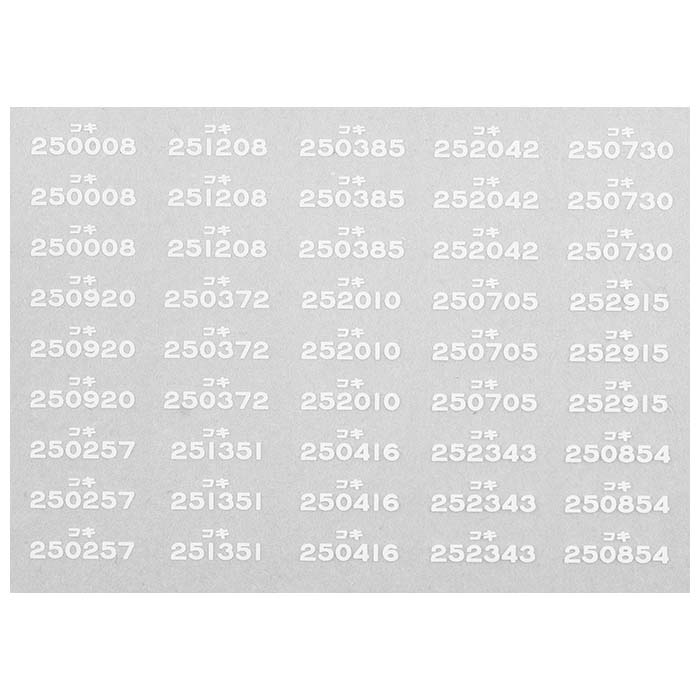 レボリューションファクトリー 7031 コキ250000車番インレタ