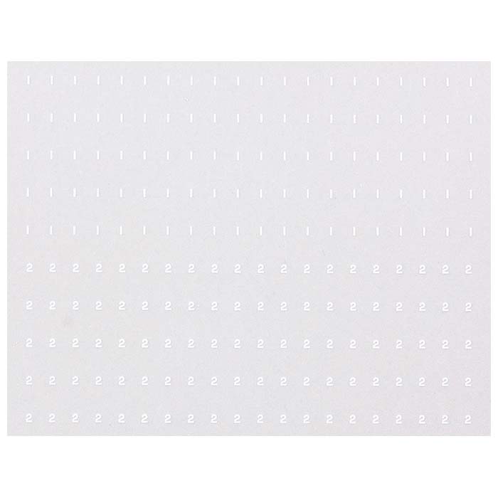 レボリューションファクトリー 5062 EL用エンド標記インレタ　EF64など