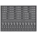 レボリューションファクトリー 4275 105系インレタ 白文字