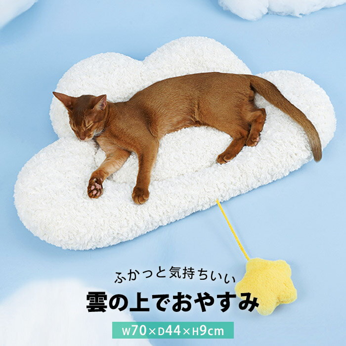 ペットベッド あったか クッション 70x44cm 小型犬用 猫用 秋冬 犬 ペットベッド 猫 犬ベッド 猫ベッド 犬 猫 ペット ベッド ペット用品 おしゃれ インテリア 北欧 布団 ふとん 座布団 洗える 寒さ対策 エアコン対策 冷え対策 ふかふか pet-320【P】