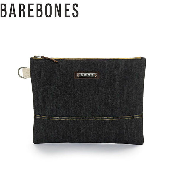 ベアボーンズ BAREBONES ニーラムラージジッパーポーチデニム アウトドア 旅行 BBL20236015032007