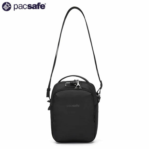 パックセーフ PacSafe ショルダーバッグ 斜めがけ V コンパニオン クロスボディ ジェットブラック RFID スキミング防止 盗難 旅行 トラベル PAC12970377130000
