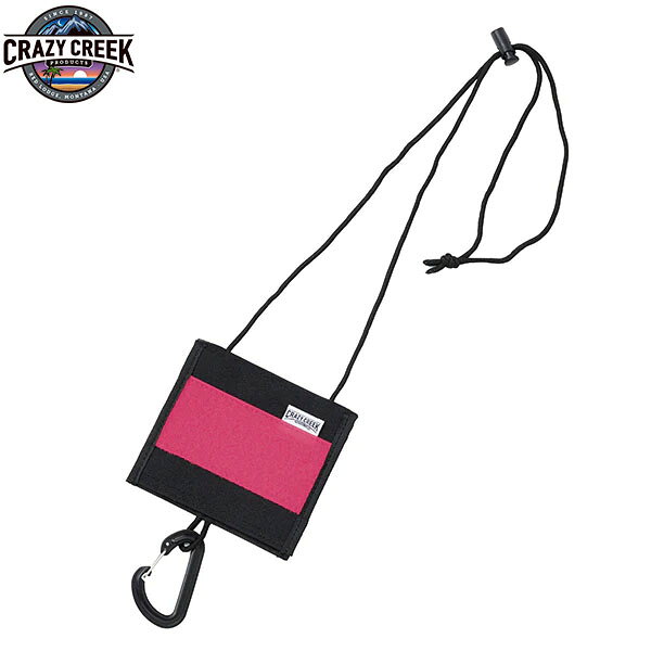 クレイジークリーク CRAZYCREEK カードケース CC LOOP カードホルダー ブラック 二つ折り 財布 カラフル カラビナ CRC12590062001000