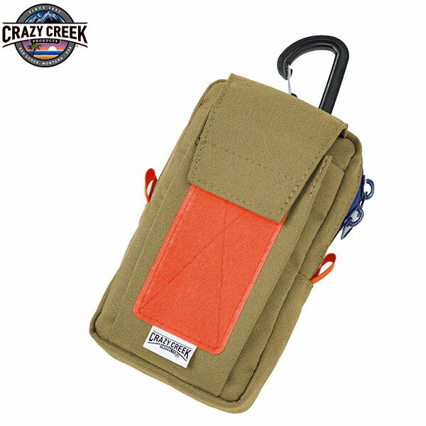 クレイジークリーク CRAZYCREEK スマホケース CC LOOP モバイルケース コヨーテ 小物入れ カラフル カラビナ CRC12590063017000