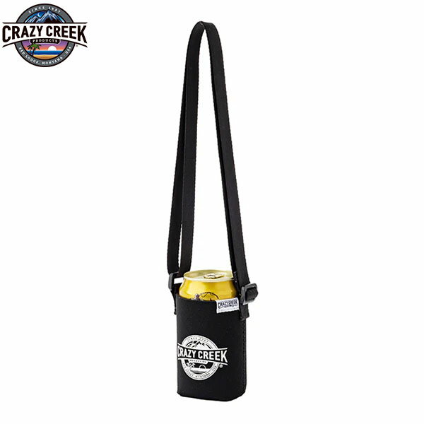 Pouch - クレイジークリーク CRAZYCREEK クージー CC CRAZY CAN KOOZY 350 ブラック キャンプ 散歩 350ml 缶ホルダー CRC12596018001000
