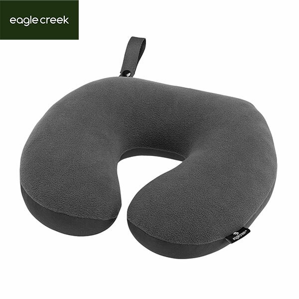 イーグルクリーク EagleCreek 2IN1 トラベルピロー ブラック U字 四角型 ピロー 枕 腰当て 運転 長旅 E..
