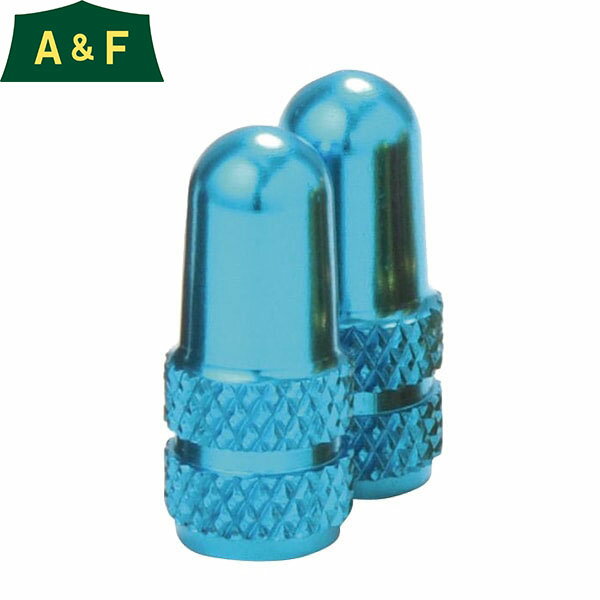 乐天商城 - A&F アルミバルブキャップ 仏式 ブルー アウトドア AF00800029010000