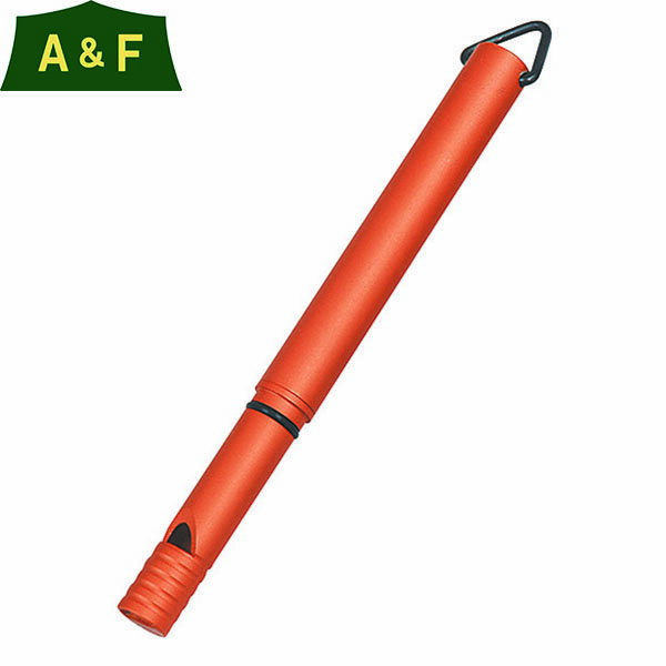 A&F ホイッスル ボールペン ゴールド野外で人間の耳に最も聞こえる周波数を出すホイッスルと、滑らかな書き味が自慢のボールペンを組み合わせてあります。本体はアルミ合金と真鍮を削り出して作られています。[原産国] JAPAN [容量] - [...