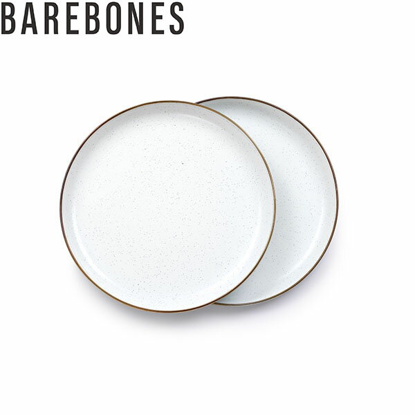 ベアボーンズ BAREBONES エナメルプレート 2個セット エッグシェル アウトドア BBL20235023010000