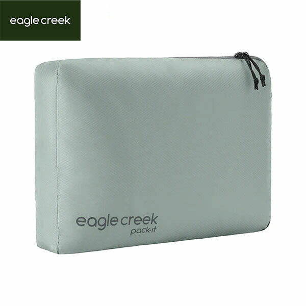 イーグルクリーク EagleCreek ポーチ 衣類 収納ケース パックイット アイソレート キューブ M ストームグレー EC040406367 整理 出張 EAG11862371367000