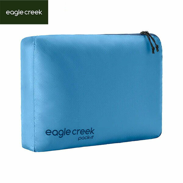 イーグルクリーク EagleCreek ポーチ 衣類 収納ケース パックイット アイソレート キューブ M ブルードーン EC040406424 整理 出張 EAG11862371424000