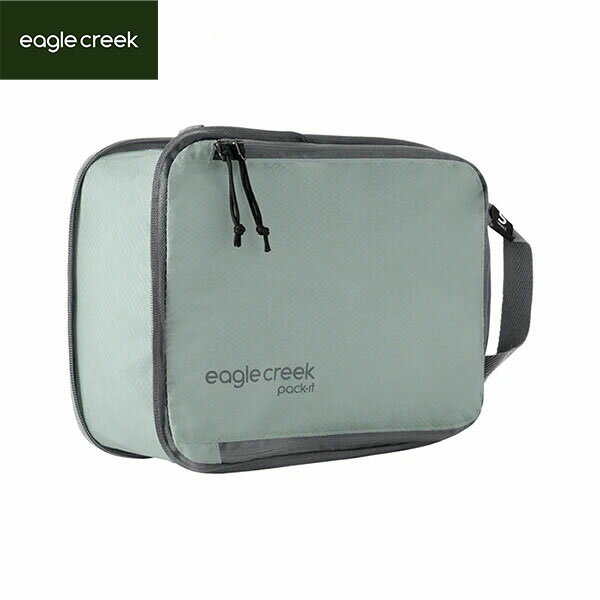イーグルクリーク EagleCreek 圧縮 ポーチ 小物入れ 収納 パックイット アイソレート COMPキューブS ストームグレー EC040404367 整理 出張 EAG11862374367000