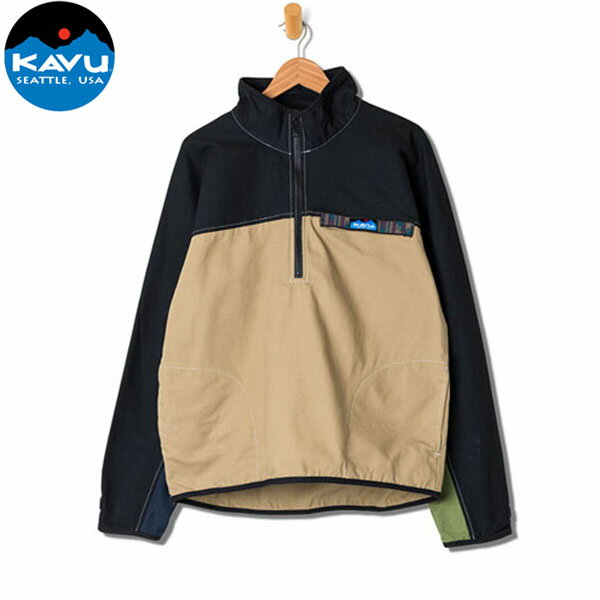 カブー KAVU メンズ ハーフジップ スローシャツ ノースウエストアグリー アウトドア KAV19811305069