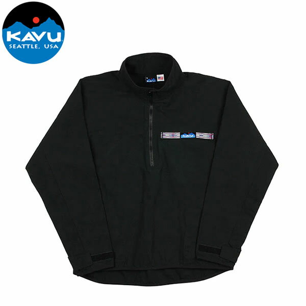 カブー KAVU メンズ ハーフジップ スローシャツ ブラック アウター アウトドア 国内正規品 KAV19811305..