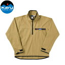 カブー KAVU メンズ ハーフジップ スローシャツ ヘリテージカーキ アウター アウトドア 国内正規品 KAV19811305147