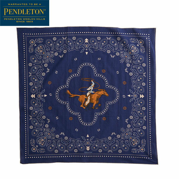 樂天商城 - ペンドルトン PENDLETON Bandanas Cowboy Blue カウボーイブルー One Size アウトドア PEN19807340946