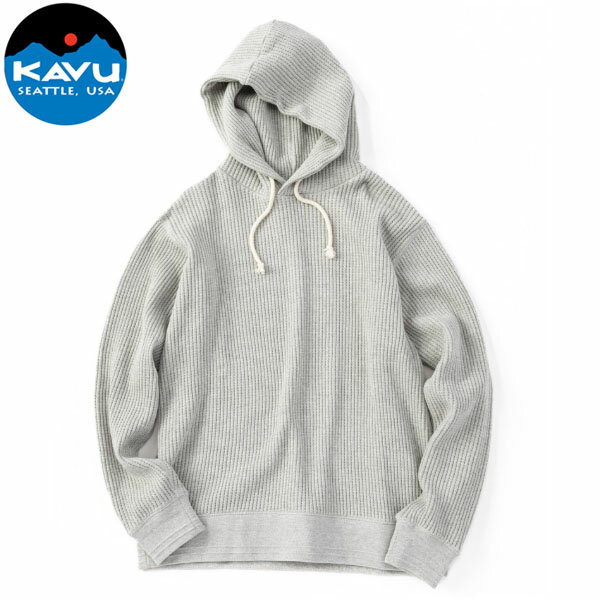 カブー KAVU メンズ パーカー サーマルフーディー マービンズパーカ アッシュ KAV19820718013