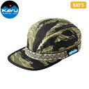 カブー KAVU 帽子 キャップ キッズリップストップストラップキャップ タイガー アウトドア 国内正規品 KAV19821421029000