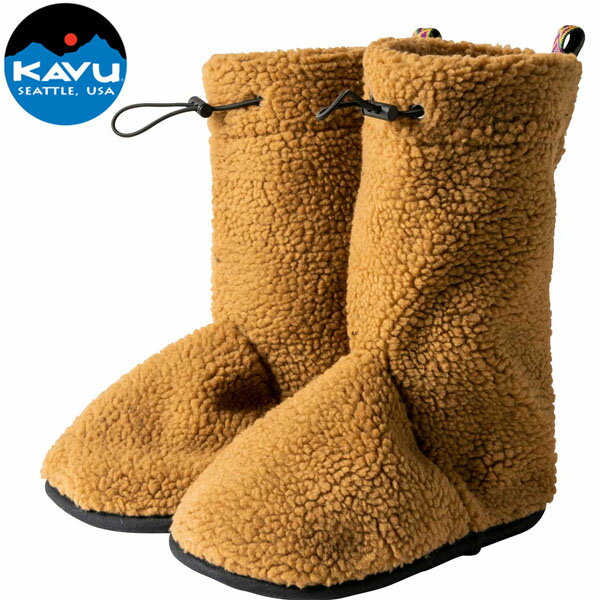 カブー KAVU ソックス ニューボアソックス ブラウンベージュ ポリエステル100% KAV19821706247