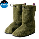 カブー KAVU ルームシューズ ニューボアソックス Khaki B KAV19821706258