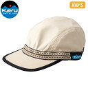 カブー KAVU 帽子 キャップ キッズ ダンガリーストラップキャップ ベージュ アウトドア 国内正規品 KAV19821839017000