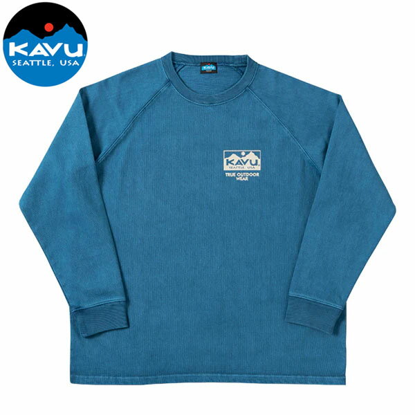カブー KAVU メンズ 長袖Tシャツ ヘビーウェイト ロングスリーブTシャツ ネイビー KAV19821924052