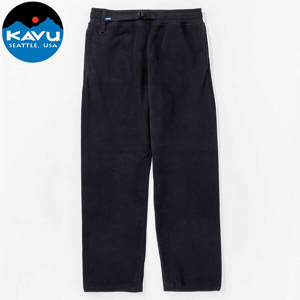 Rakuten - カブー KAVU メンズ フリースパンツ ポーラテックパンツ ブラック ポリエステル100% 保温性 通気性 耐久性 速乾性 Dカン KAV19822301001