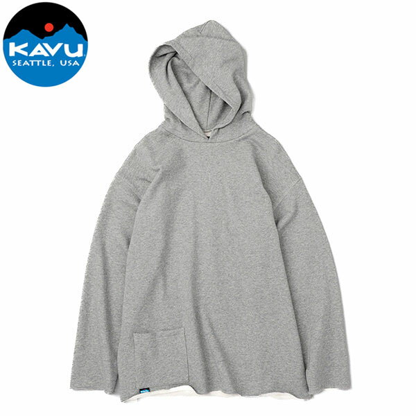 カブー KAVU メンズ パーカー エフエルロックパーカ グレー コットン100% ゆったり KAV19823010023