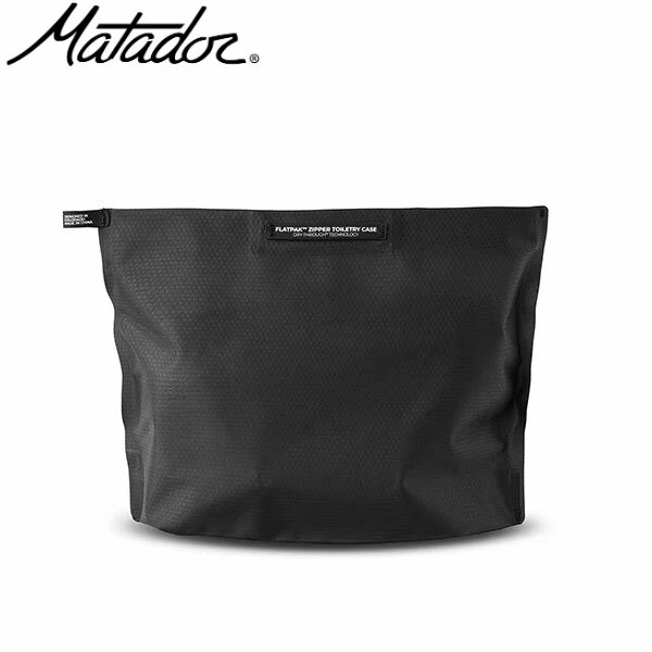 【4/24〜エントリーでポイント7倍】マタドール Matador 小物入れ アメニティポーチ フラットパック ジッパートイレタリ-ケース チャコール 洗面用具 旅行 トラベル 軽量 MAT20370031033000