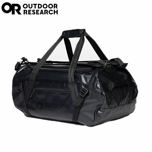 Rakuten - アウトドアリサーチ OUTDOOR RESEARCH キャリーアウトダッフル 40L ソリッドブラック 2WAY ボストンバッグ バックパック リュック 耐久性 耐水性 OR19846044201