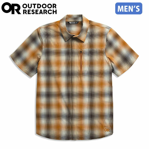 Rakuten - アウトドアリサーチ OUTDOOR RESEARCH Ms アストロマン S/S サンシャツ セドナプレッド メンズ 半袖 シャツ 吸汗速乾 ストレッチ素材 軽量 UVカット UPF30 OR19846511317