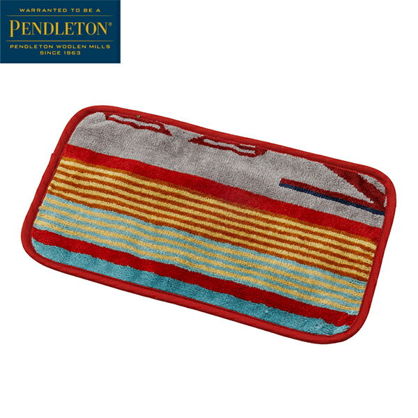乐天商城 - PENDLETON ペンドルトン ジャガードタオル マルチハーフクロス チマヨガーネット PEN19370077626000