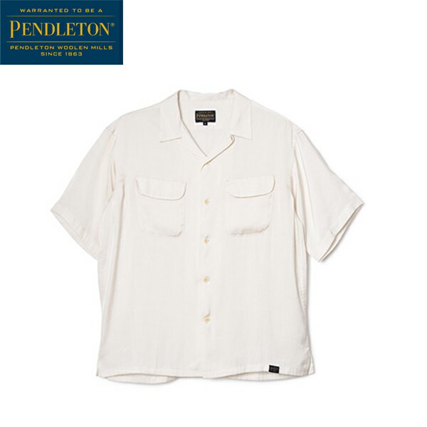 Rakuten - PENDLETON ペンドルトン S/S オープンカラーシャツ オフホワイト PEN19801989028