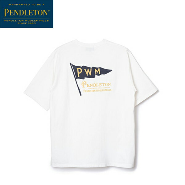 T-Shirts - PENDLETON ペンドルトン メンズ ショートスリーブ ナショナルパークガーメントダイ バックプリントTシャツ オフホワイト オフホワイト PEN19802243009