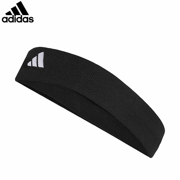 乐天商城 - アディダス adidas メンズ レディース テニス ヘアバンド タイバンド ヘッドバンド ブラック/ホワイト EVJ48 吸湿性 スポーツ ADSEVJ48HT3909