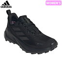 アディダス adidas レディース ハイキングシューズ テレックス トレイルメーカー 2.0 GORE-TEX ハイキング 防水透湿 コアBLK/グレーフォー...