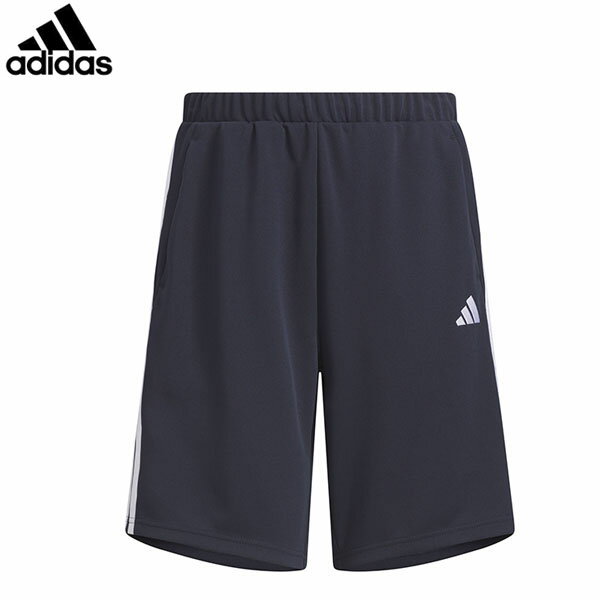 乐天商城 - アディダス adidas ショーツ ショートパンツ スリーストライプス レギュラーフィット ダブルニットショーツ レジェンドインク/ホワイト JVP34 カジュアル スポーティ ADSJVP34JW9784