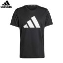 アディダス adidas Tシャツ メンズ ランイット 半袖Tシャツ ブラック 陸上 ランニング ADSIEJ89IL7235
