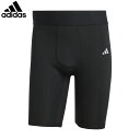 アディダス adidas タイツ メンズ テックフィット ショートタイツ ブラック サッカー ADSKQZ55JP1477