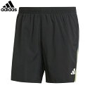 アディダス adidas ショーツ メンズ オウン ザ ラン クライマクール カラーブロックショーツ ブラック 陸上 ランニング ADSKVL59JC9890(4)