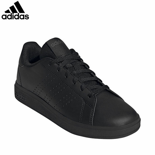 乐天商城 - アディダス adidas キッズ ジュニア 子供 スニーカー アドバンコート ベース 2.0 ID3888 コアブラック/コアブラック/グレーシックス カジュアル ADSID3888