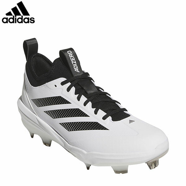JH6738アディゼロ インパクト 2.0 TPUフットウェアホワイト/コアブラック/コアブラックグラウンドで勝負を決める一足。adidas アディゼロ インパクト 2.0 TPU ベースボールスパイクは、軽さを損なわずに快適性とサポート性...