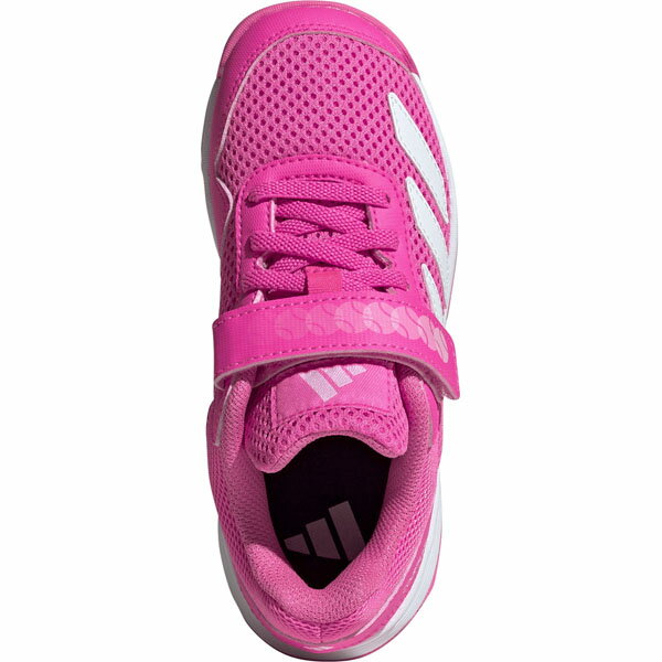 アディダス adidas キッズ ジュニア 女の子 テニスシューズ コートフラッシュ フックアンドループ JR4428 ルシッドピンク/フットウェアホワイト/ルシッドピンク ADSJR4428