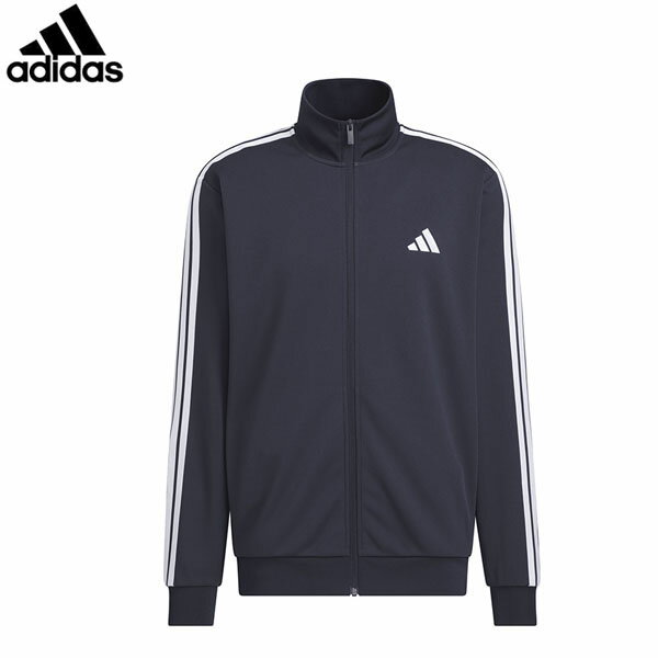 アディダス adidas メンズ トラックトップ スリーストライプス レギュラーフィット ダブルニット トラックトップ レジェンドインク トレーニングウェア ADSDH100KR6430