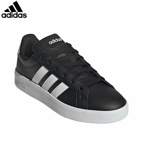 ADIDAS - アディダス adidas キッズ ジュニア 子供 スニーカー グランドコート3.0ジュニア / Grand Court 3.0 Junior コアブラック/フットウェアホワイト/フットウェアホワイト ADSJP9366